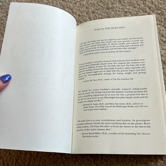 The Paleo Diet by Loren Cordain, Ph.D. Book like new! - Picture 8 of 8